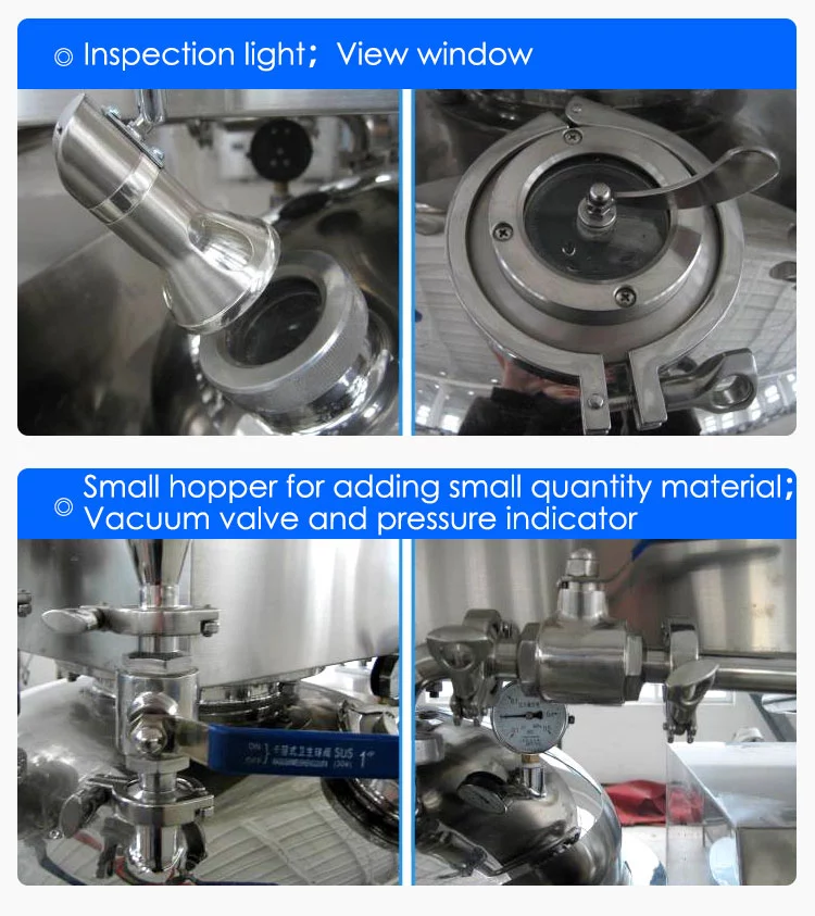Vacuum Emulsifying Mixer Homogenizer Vacuum Emulsifying Mixer Homogenizer