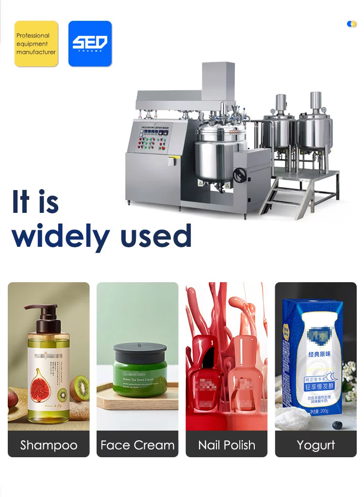 Vacuum Emulsifying Mixer Homogenizer Vacuum Emulsifying Mixer Homogenizer