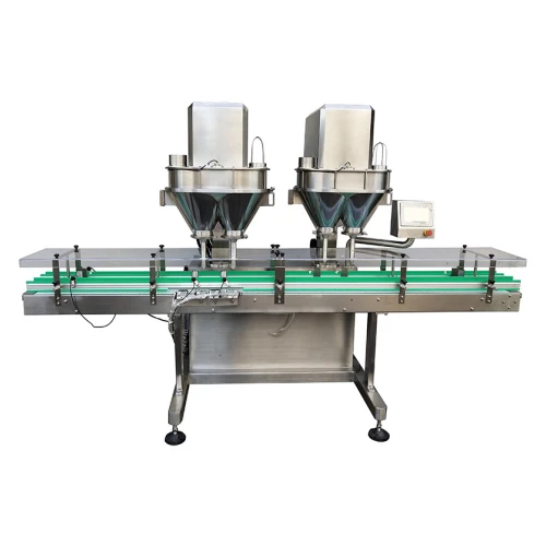 Pharmaceutical powder handling equipment with auger dosing